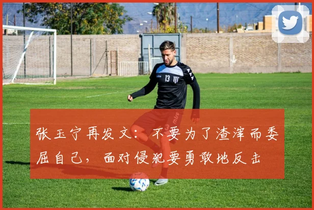 张玉宁再发文：不要为了渣滓而委屈自己，面对侵犯要勇敢地反击